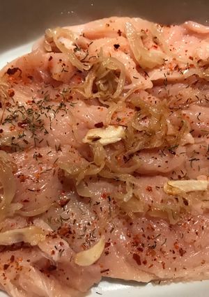 Una foto de Marinada de pollo rápida