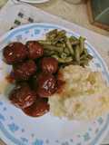 Homemade "TV dinner" Meal