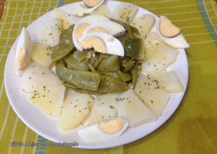 Ensalada de judías con patata