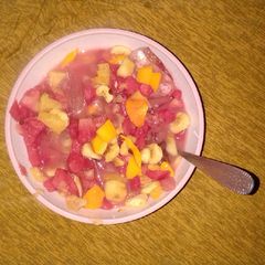 A picture of Fruits salad.