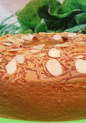 Foto resep Bolu Tape Keju Almond (Takaran Gelas)