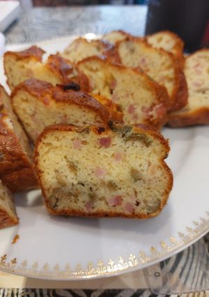 Une photo de Cake jambon olives