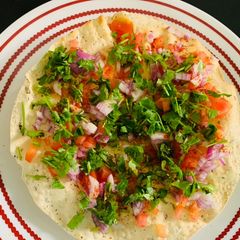 Masala papad A picture of Masala papad.