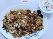 A picture of paneer biryani