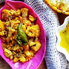 A picture of Fish Egg Bhurji.