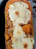 Calabaza rellena con pollo 👌