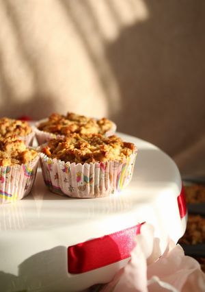 Almás zabmuffin 🍎 recept fotója