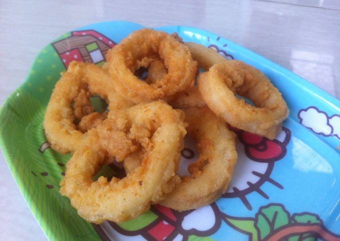 Calamari (cumi goreng tepung)