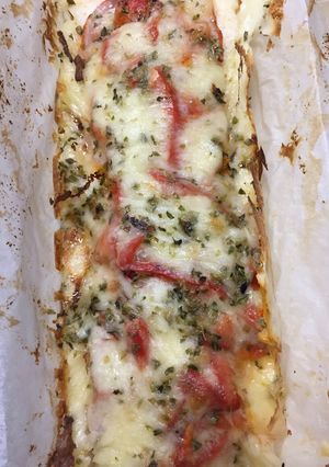 Foto principal de Pastel de patata, lomo y pimiento rojo