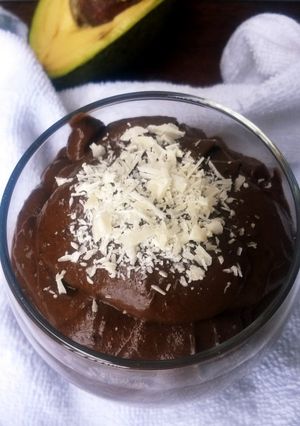 A picture of Chocolate Avocado Mousse.