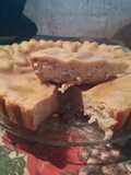 Tarta licuada de cebollas caramelizadas y arroz
