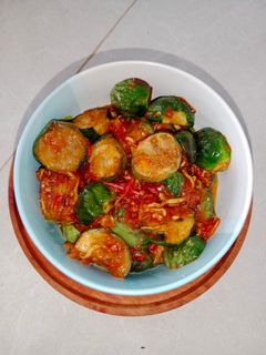 Foto resep Terong balado teri