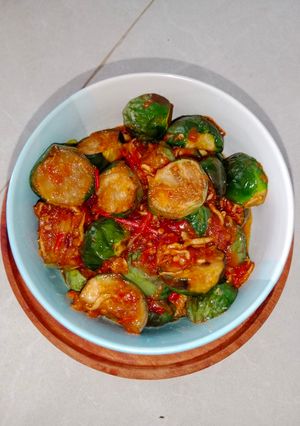 Foto resep Terong balado teri