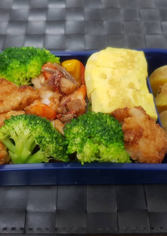 公司禁用微波爐之簡約冷便當 的食譜成品照片