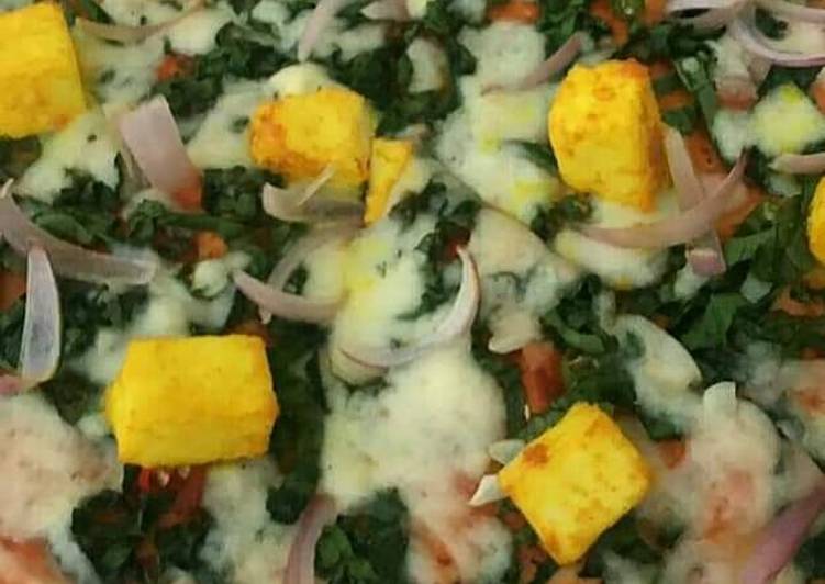 Recipe of Ultimate Paneer pizza