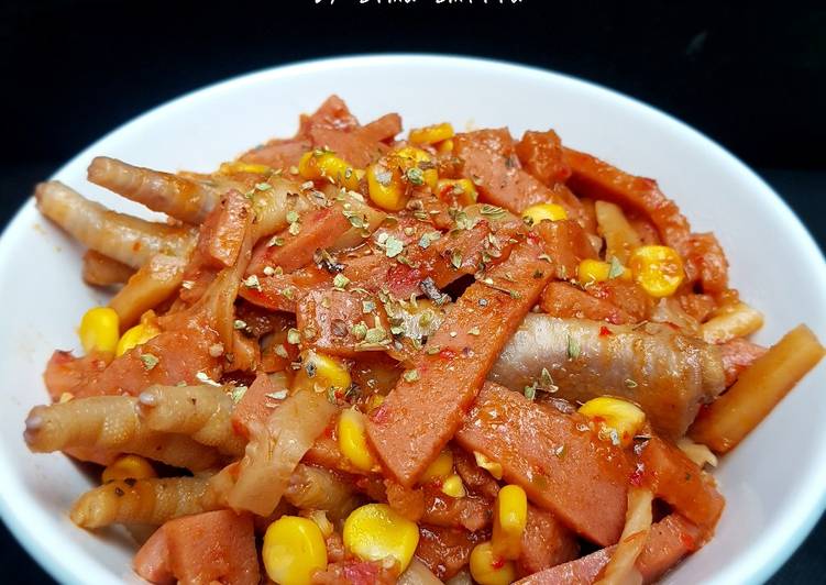 Smoke Beef Ceker Teriyaki