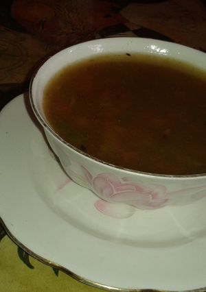 A picture of Sweet corn soup.