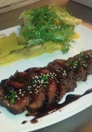 Una foto de Salsa balsamic teriyaki