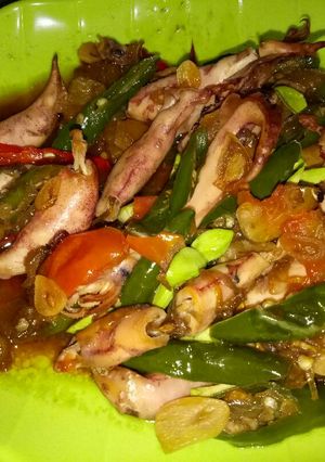 Foto resep Cumi Asin Cabe Ijo