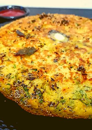 A picture of Healthy methi nashta.