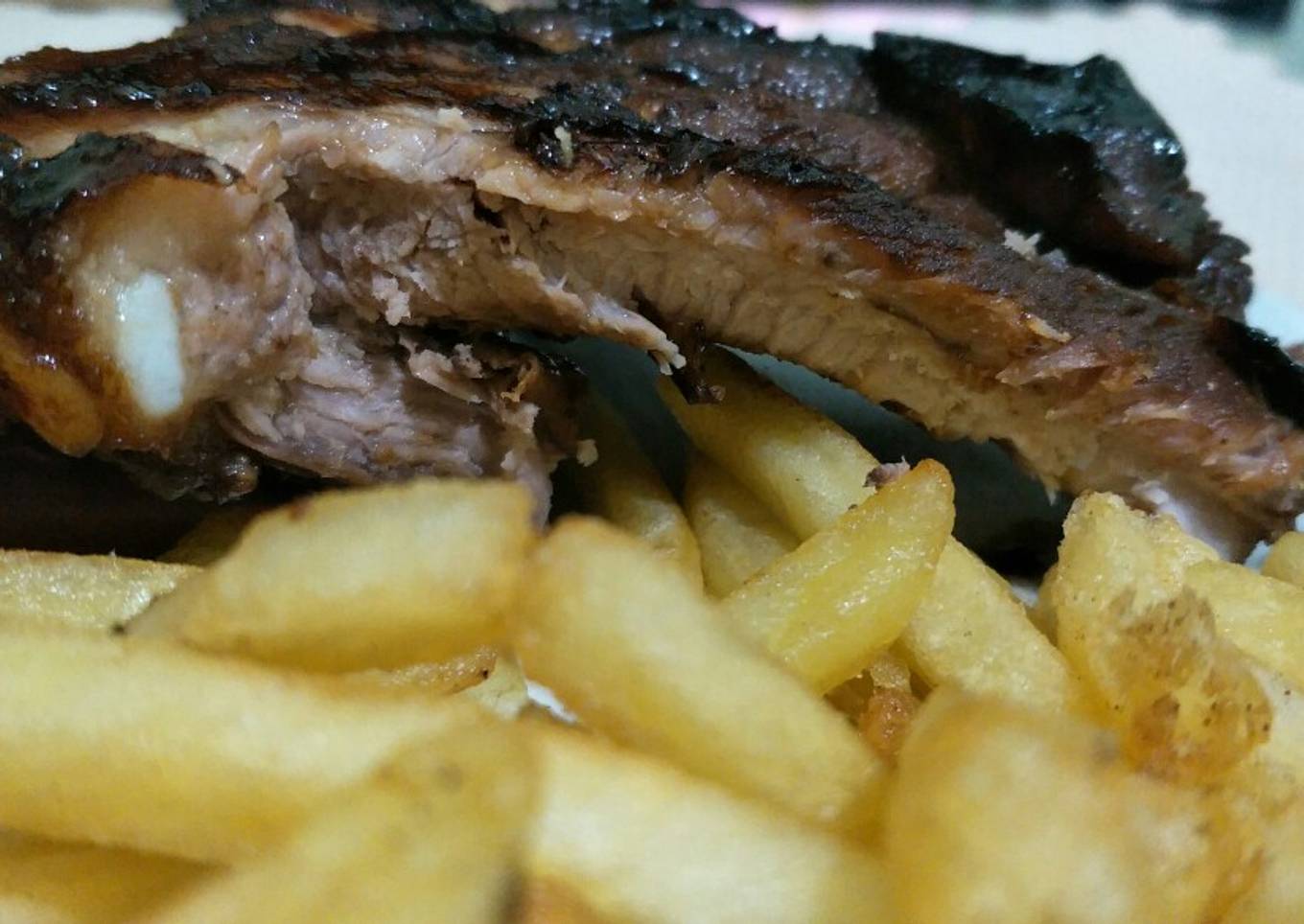 Grilled pork ribs/ iga babi bakar