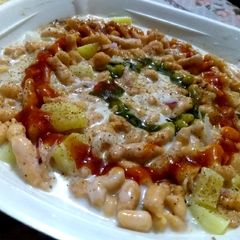 A picture of Simple dahi bhalay.