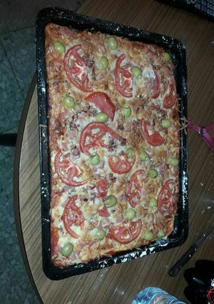 Una foto de Pizza casera