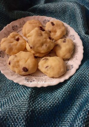 عکسی از دستور شیرینی فوری کشمشی