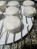 Alfajores de vainilla en nieve