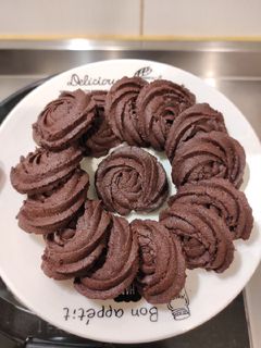 巧克力曲奇餅乾(氣炸鍋) 的食譜成品照片