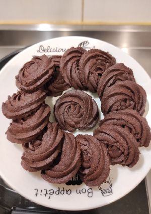 巧克力曲奇餅乾（氣炸鍋） 的食譜成品照片