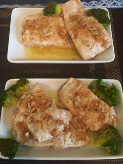 Foto resep Salmon, Garlic & Butter