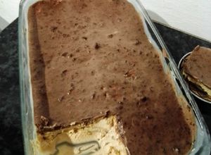 Foto de Pavê de doce de leite com cobertura de ganache