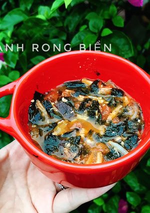Hình của món ĂN DẶM-CANH RONG BIỂN.