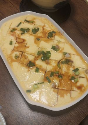 粉絲蝦米蒸水蛋 的食譜成品照片