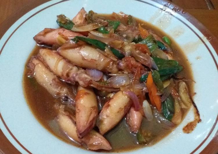 Resep Unik Cumi asin cabe hijau Sedap