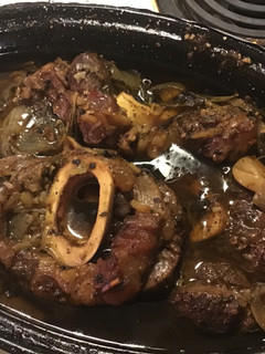 A picture of Fall off the bone Herb and red wine Beef Shanks.