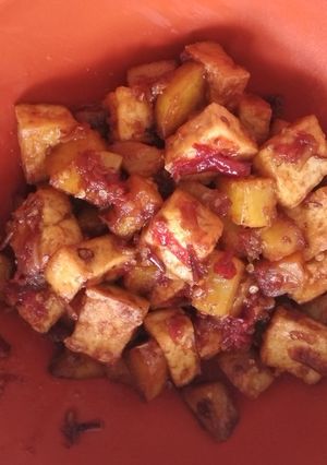 Foto resep Sambal goreng kentang tahu