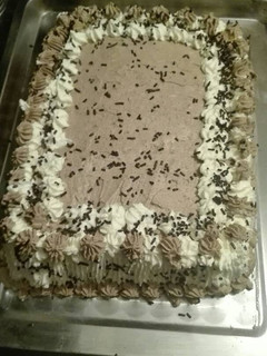 Una foto de Tarta de mus de café capuchino al chocolate