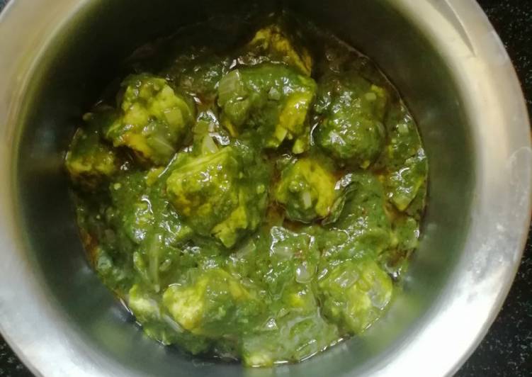 Easiest Way to Prepare Perfect Palak paneer