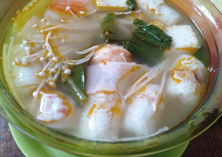 Resep Suki seafood sederhana yang Bisa Manjain Lidah