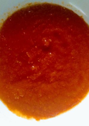 Una foto de Salsa de tomate casera