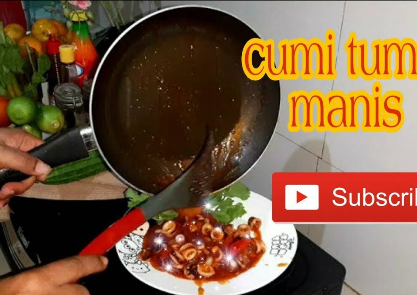 RESEP MUDAH SEAFOOD : CUMI TUMIS MANIS