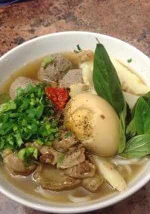 Hình của món Boat Noodles.