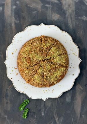 عکسی از دستور کیک هویج وگردو