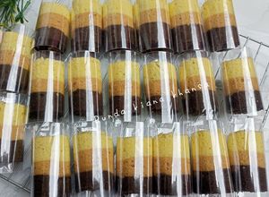 Foto resep Mini Blackforest moka roll cake