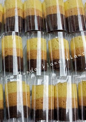 Foto resep Mini Blackforest moka roll cake