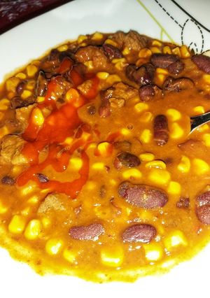 Mexikói chilis bab recept fotója