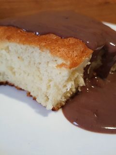 Retro menzás piskóta csokiöntettel recept fotója