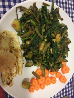 Una foto de Verduras salteadas